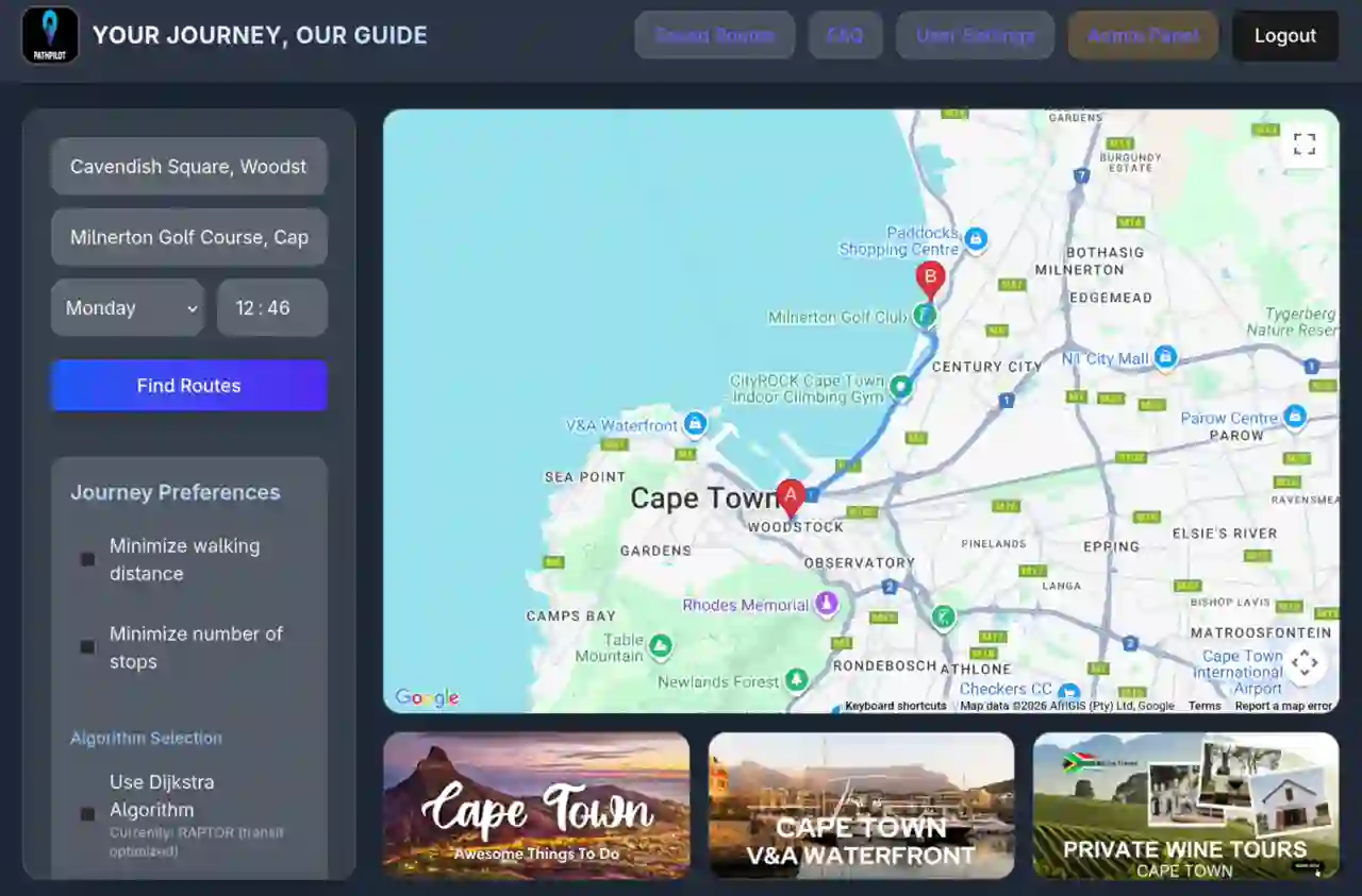 PublicTransportJourneyPlanner